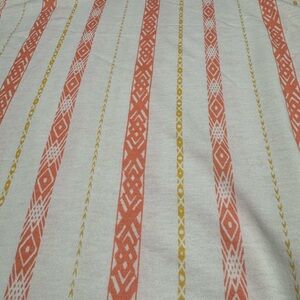 LuLaRoe Geometric Orange and Yellow Tee